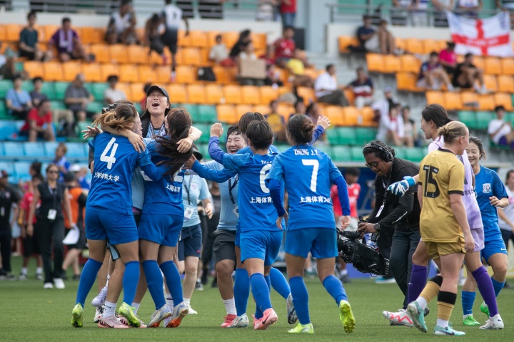夺冠历程回顾!申花女足夺首届Soccer7sSeries七人制足球赛冠军